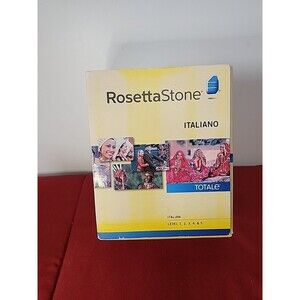 ROSETTA STONE Italiano Totale Version 4: Levels 1-5 Italian Language CDs